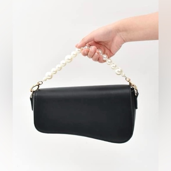 NWOT Faux Pearl Beads Chain Handbag Handle/Strap - Picture 4 of 8